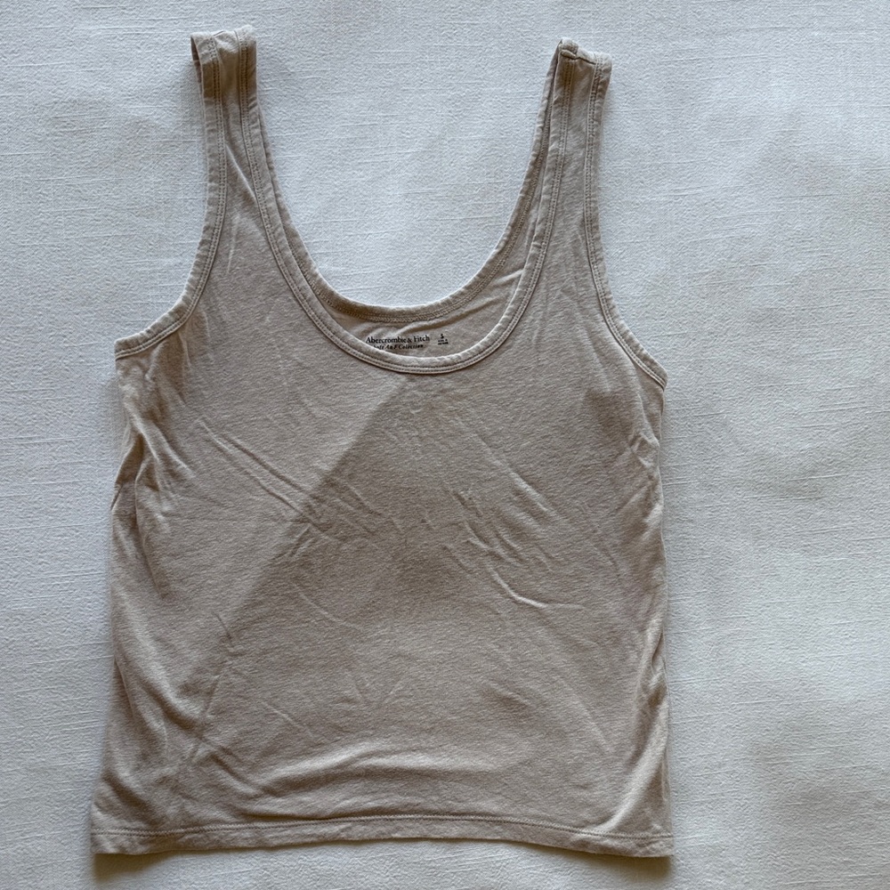 Abercrombie & Fitch Light Tan Tank Top
